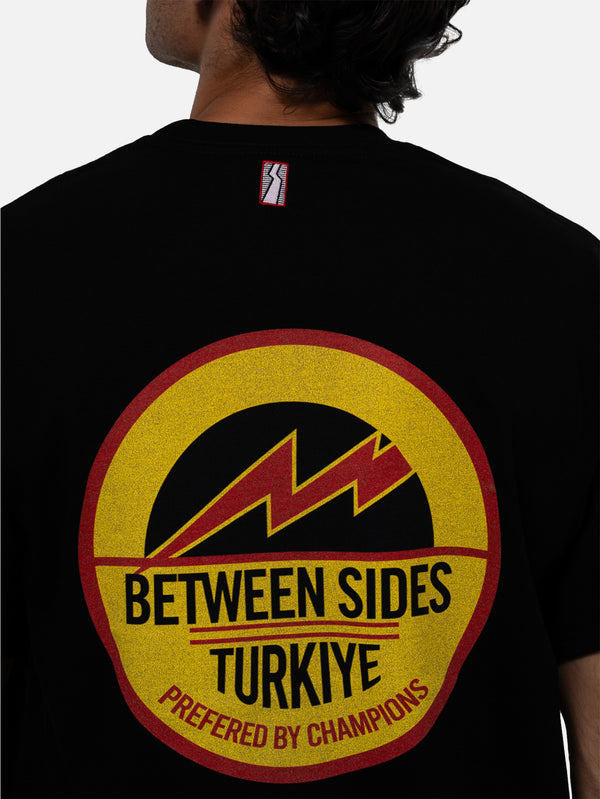 BETWEEN SIDES - T-SHIRT - GT-Champ T-Shirt - Black - shopi go'da!.