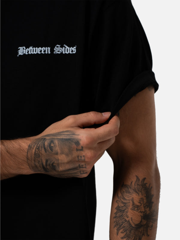 BETWEEN SIDES - T-SHIRT - GT-Wheels T-Shirt - Black - shopi go'da!.