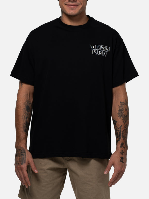 BETWEEN SIDES - T-SHIRT - GT-Words T-Shirt - Black - shopi go'da!.