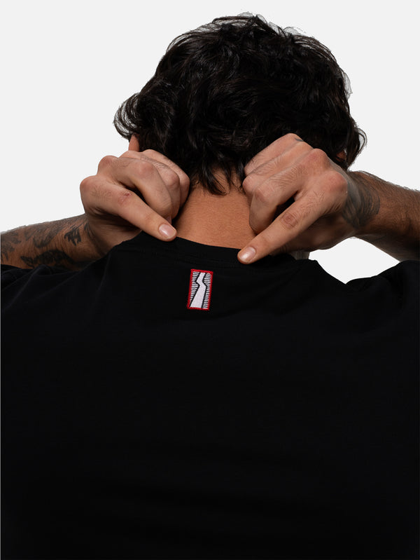 BETWEEN SIDES - T-SHIRT - T-Shirt - Black - shopi go'da!.