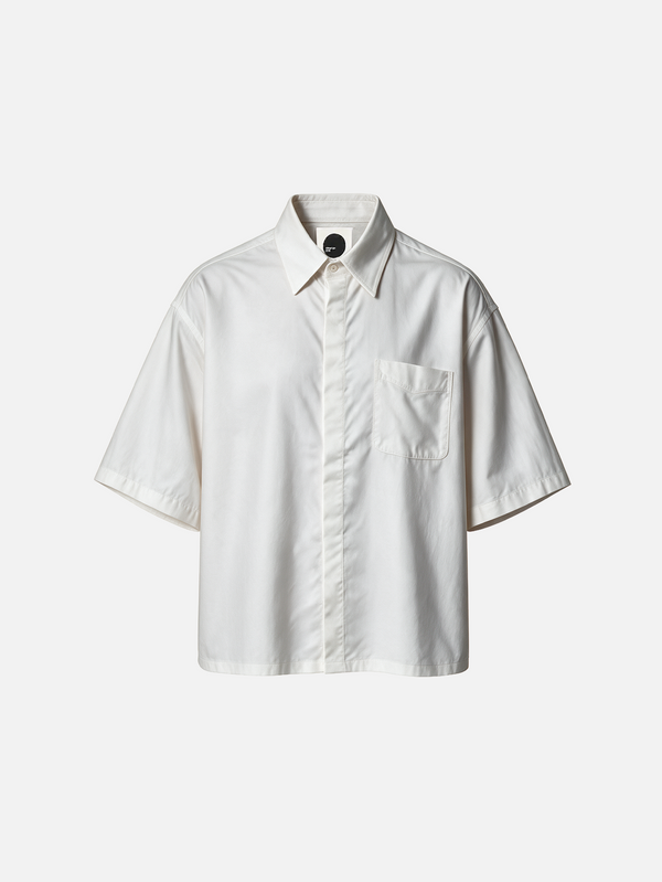 shopi go Namegata Big Shirt - Ecru – Ecru, önden görünüm