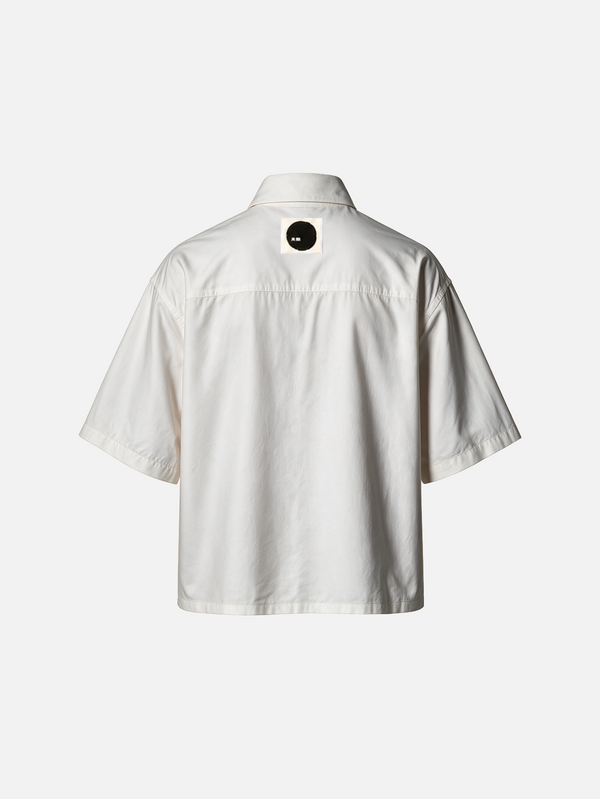 shopi go Namegata Big Shirt – Ecru, arka görünüm