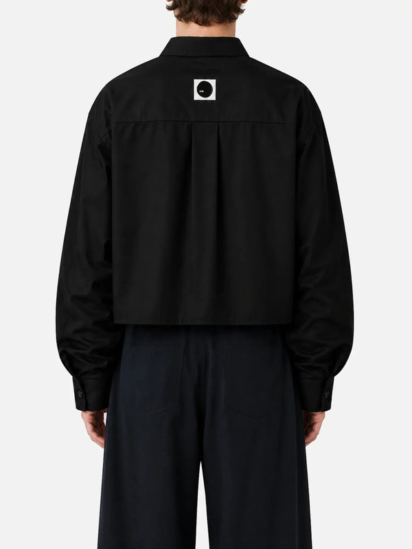 shopi go Sumida Boxy Shirt - Black – siyah, arka görünüm