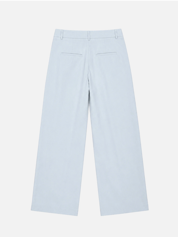 Blue Flow Pelated Pants - Blue