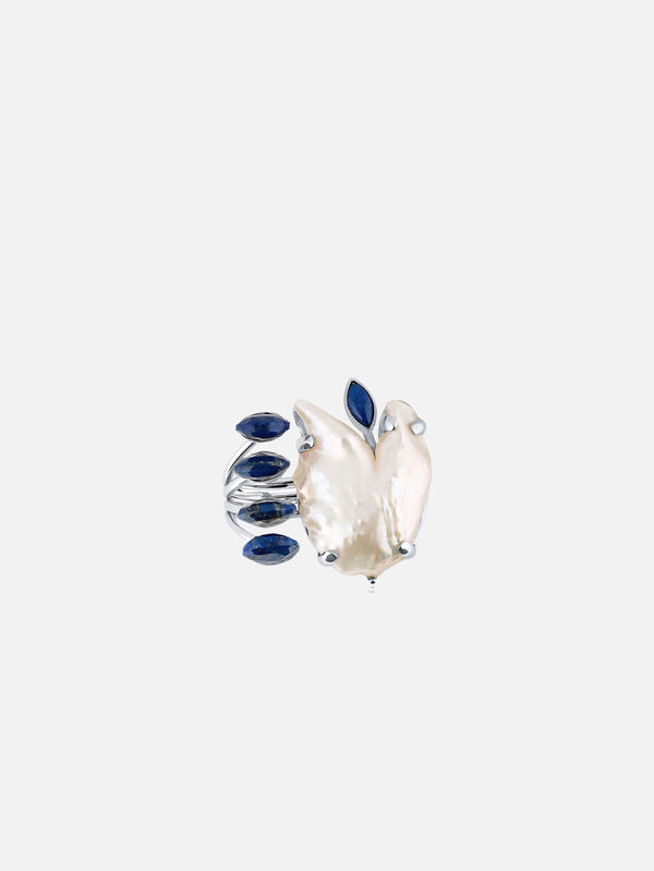 Blue White Sky Ring