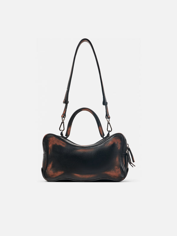 CAMPERLAB - ÇANTA - Lunssi Leather Bag - Black - shopi go'da!.