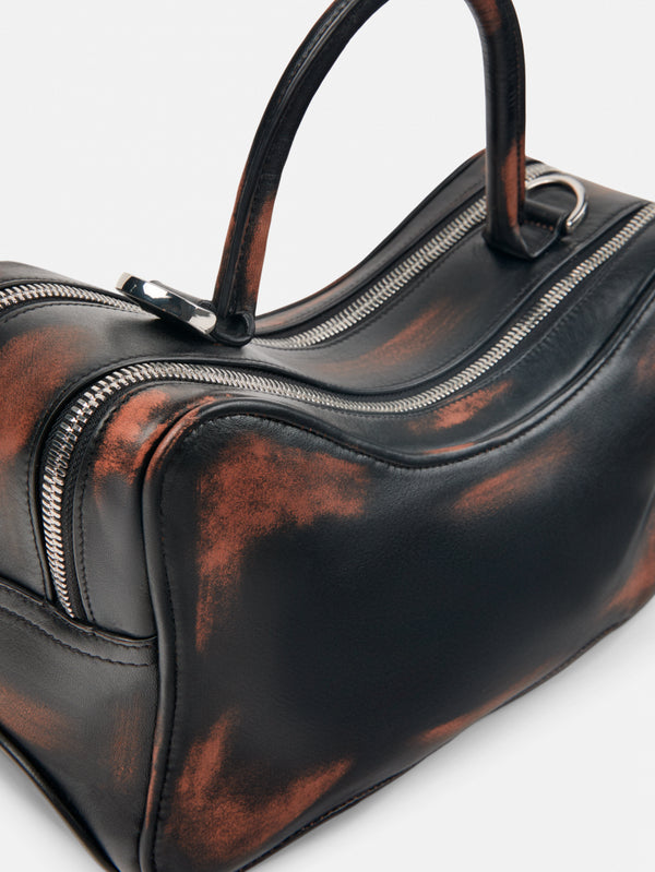 CAMPERLAB - ÇANTA - Lunssi Leather Bag - Black - shopi go'da!.