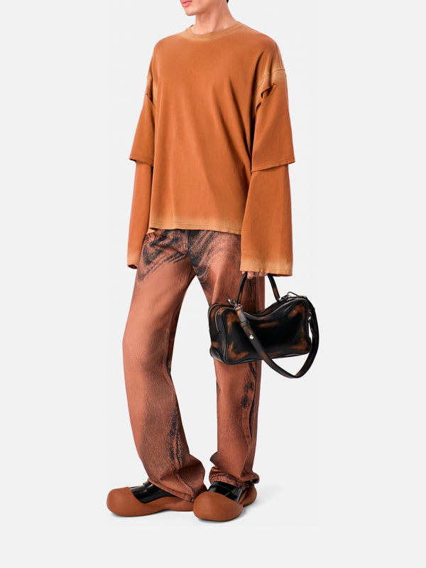 CAMPERLAB - ÇANTA - Lunssi Leather Bag - Black - shopi go'da!.