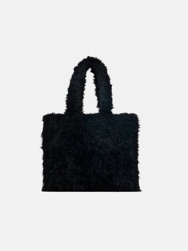 CAMPERLAB - ÇANTA - Takku Textured Tote Bag - Black - shopi go'da!.