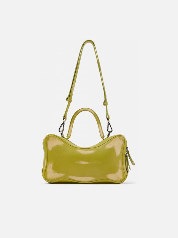 CAMPERLAB - ÇANTA - Lunssi Leather Bag - Bright Green - shopi go'da!.