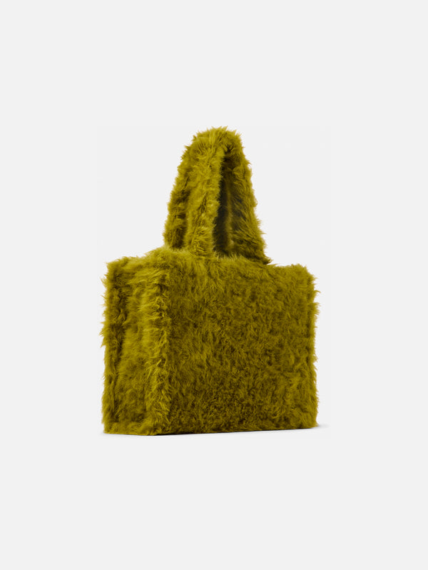CAMPERLAB - ÇANTA - Takku Textured Tote Bag - Bright Green - shopi go'da!.