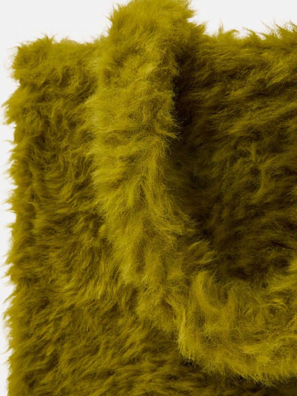 CAMPERLAB - ÇANTA - Takku Textured Tote Bag - Bright Green - shopi go'da!.