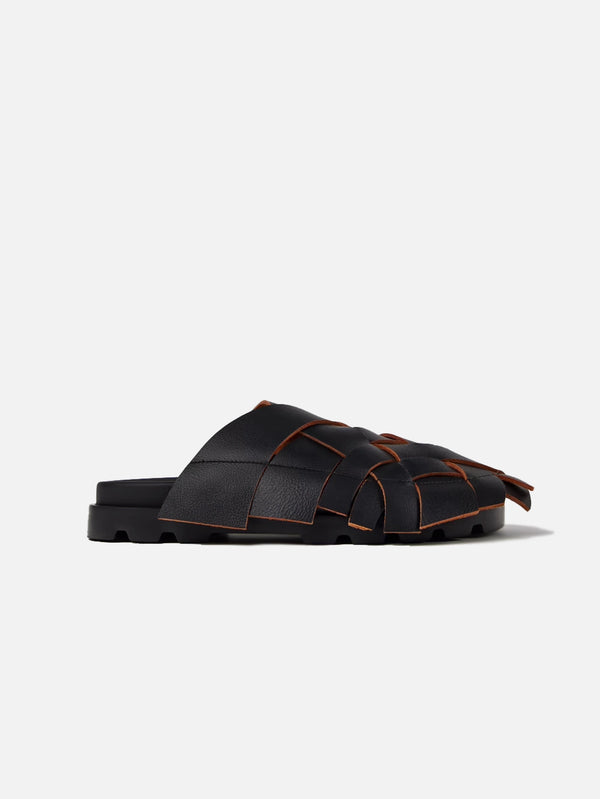 CAMPERLAB - TERLİK - Brutus Sandal - Black - shopi go'da!.