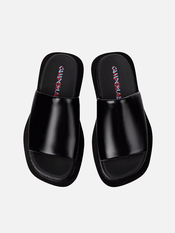 CAMPERLAB - TERLİK - Nada Leather Sandals - Black - shopi go'da!.