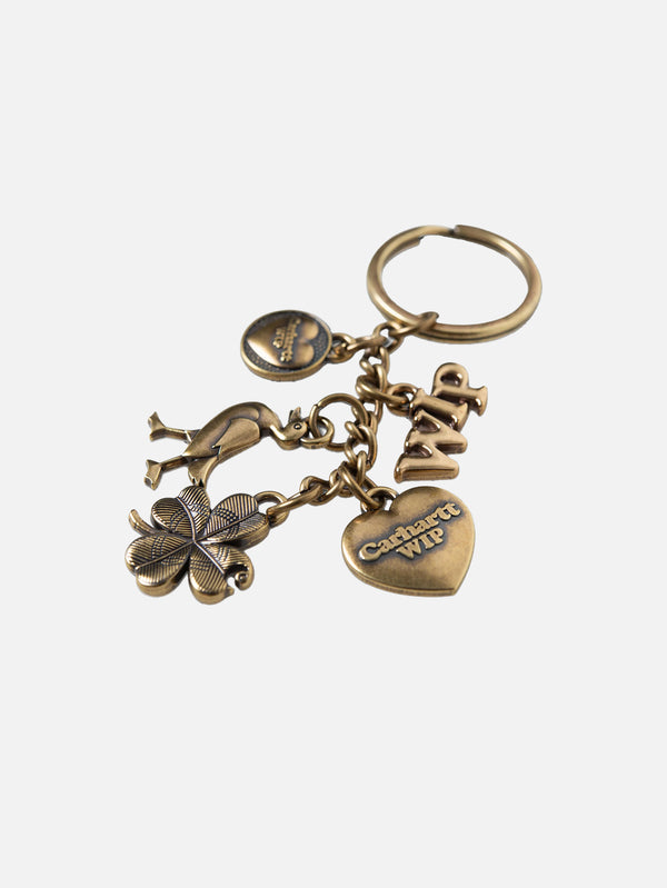 CARHARTT WIP - ANAHTARLIK - Charms Keychain - Gold - shopi go'da!.