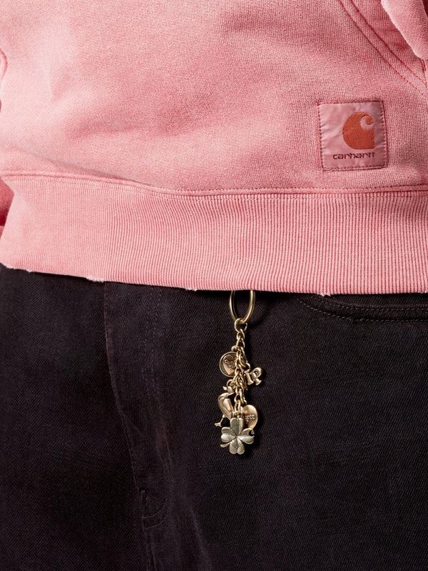 CARHARTT WIP - ANAHTARLIK - Charms Keychain - Gold - shopi go'da!.