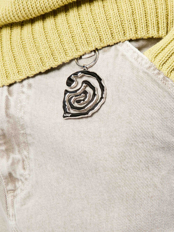 CARHARTT WIP - ANAHTARLIK - Helix Keychain - Silver - shopi go'da!.