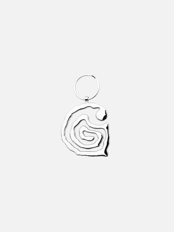 CARHARTT WIP - ANAHTARLIK - Helix Keychain - Silver - shopi go'da!.