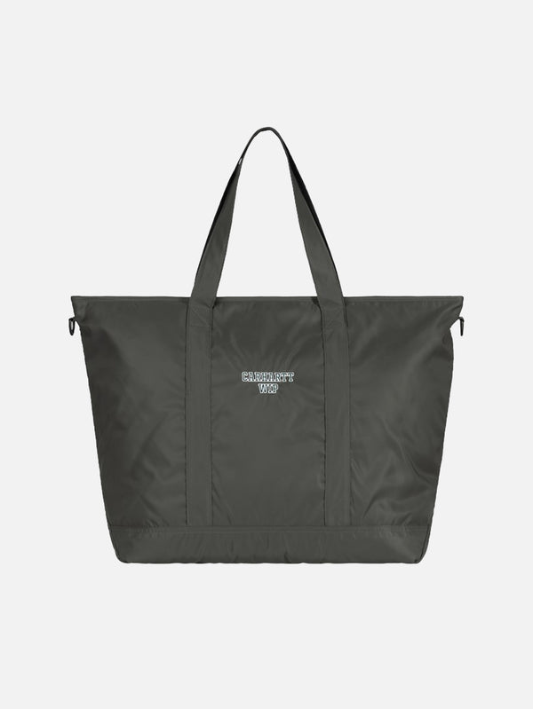 CARHARTT WIP - ÇANTA - Alumni Tote Bag - Graphite/Dark Fir - shopi go'da!.