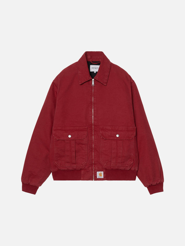 CARHARTT WIP - CEKET - Stanton Jacket - Scarlet Stone Washed - shopi go'da!.