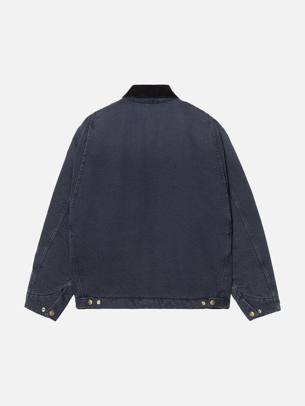 CARHARTT WIP - CEKET - OG Detroit Jacket - Dark Navy/Black Stone Canvas - shopi go'da!.