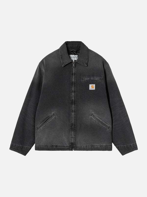 CARHARTT WIP - CEKET - OG Detroit Jacket - Black Grind Wash - shopi go'da!.