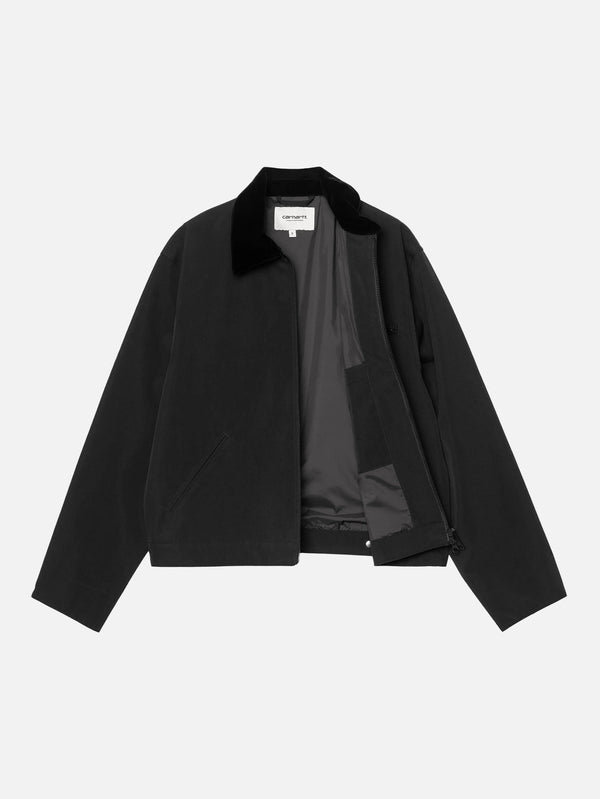 CARHARTT WIP - CEKET - W' Newkirk Summer Jacket - Black/Black - shopi go'da!.