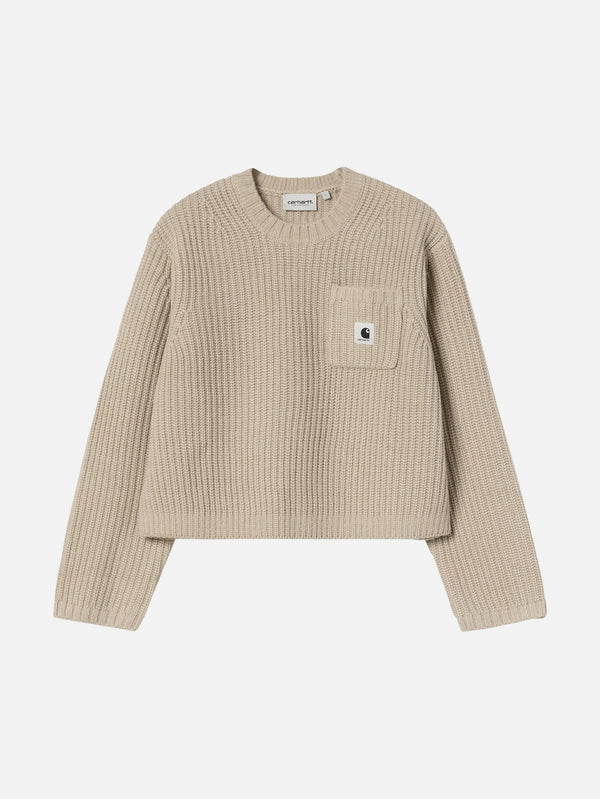 CARHARTT WIP - KAZAK - W' Mira Sweater - Fleur De Sel - shopi go'da!.