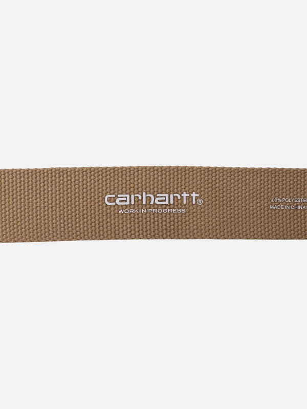 CARHARTT WIP - KEMER - Heart Clip Belt - Dusty h Brown/Gold - shopi go'da!.
