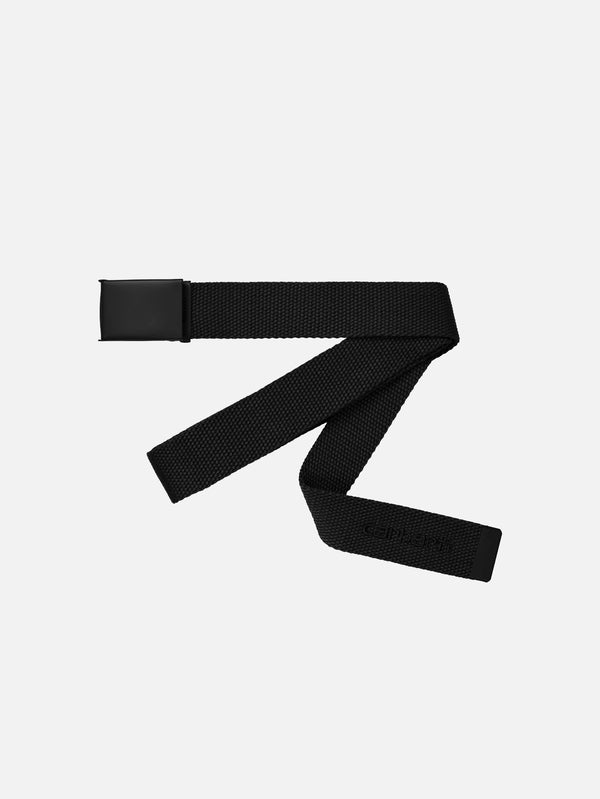 CARHARTT WIP - KEMER - Script Belt - Black - shopi go'da!.