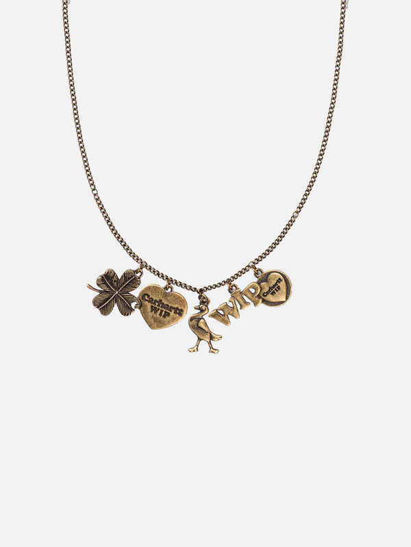 CARHARTT WIP - KOLYE - Charms Necklace - Gold - shopi go'da!.
