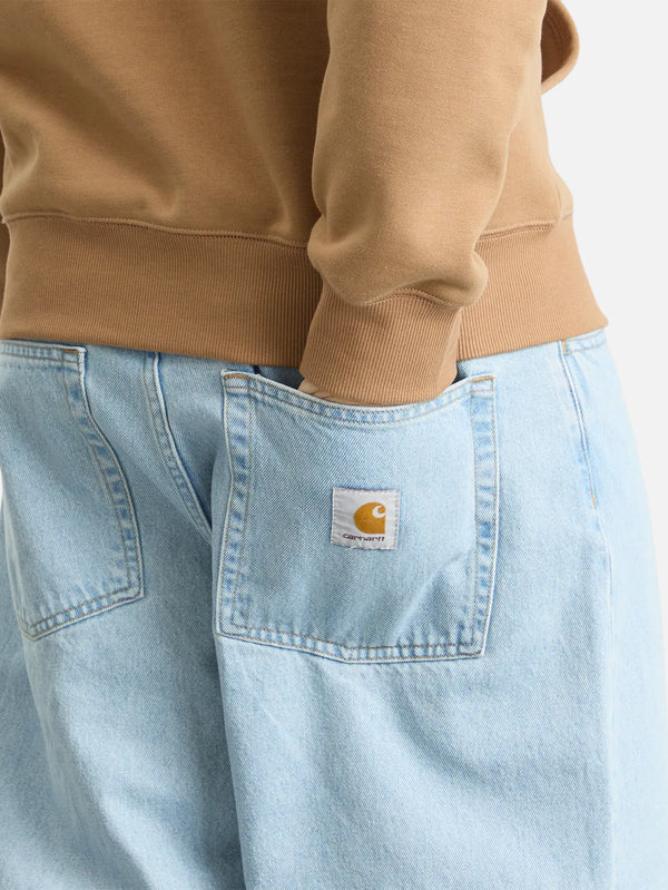 CARHARTT WIP - PANTOLON - Brandon Pant - Blue Heavy Stone Bleached - shopi go'da!.
