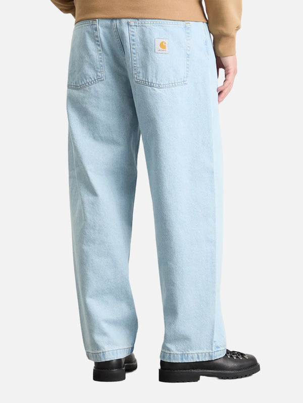 CARHARTT WIP - PANTOLON - Brandon Pant - Blue Heavy Stone Bleached - shopi go'da!.