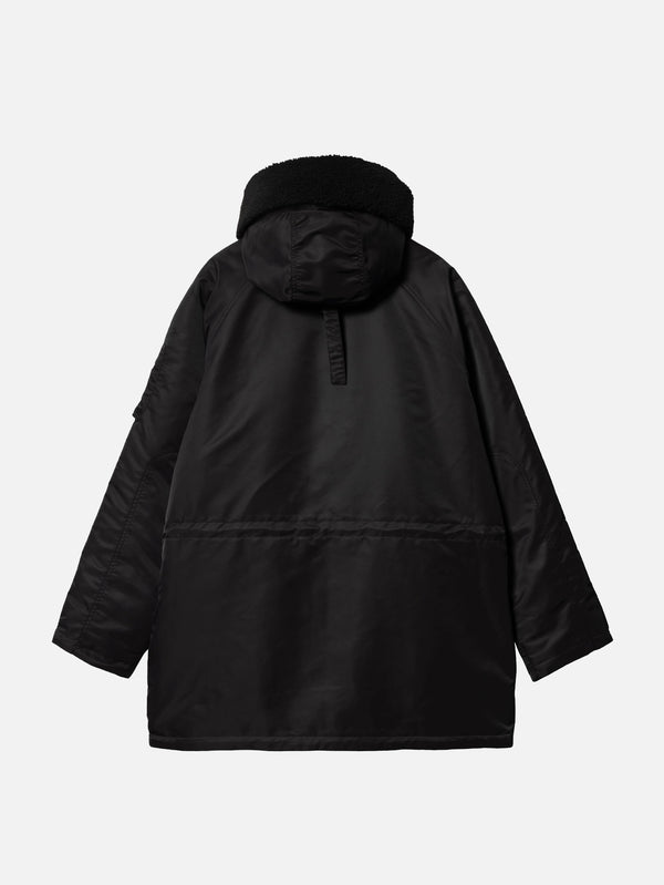 CARHARTT WIP - PARKA - HD Olten Parka - Black - shopi go'da!.