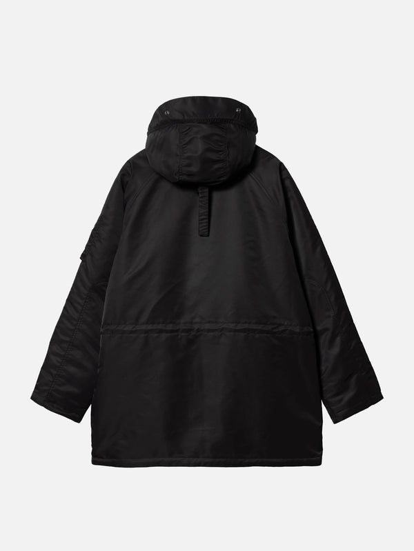 CARHARTT WIP - PARKA - HD Olten Parka - Black - shopi go'da!.