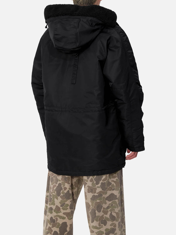 CARHARTT WIP - PARKA - HD Olten Parka - Black - shopi go'da!.