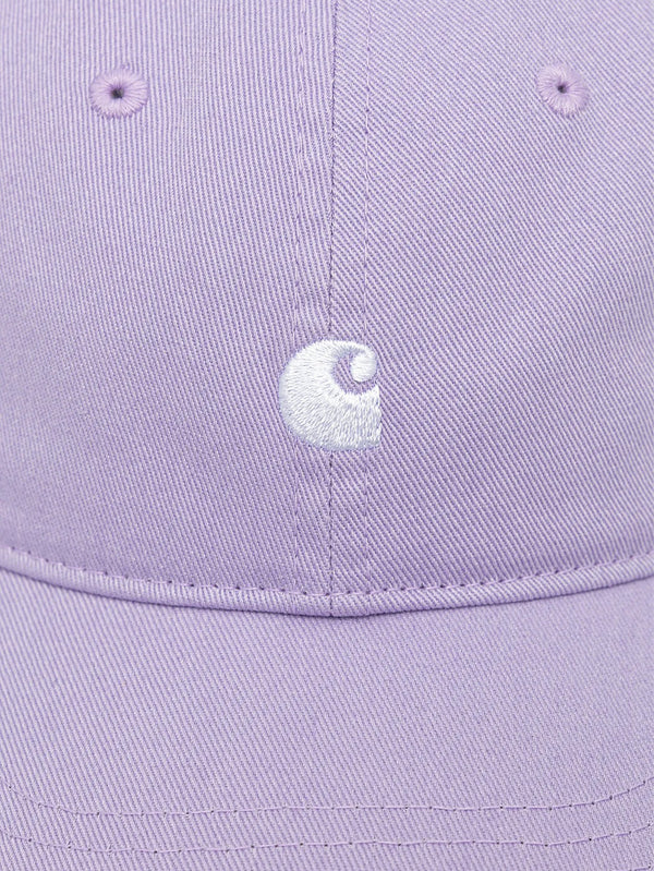 CARHARTT WIP - ŞAPKA - Madison Logo Cap - Pink Fog/White - shopi go'da!.