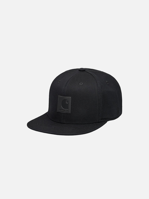 CARHARTT WIP - ŞAPKA - Logo Cap - Black - shopi go'da!.