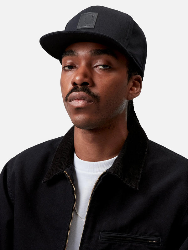 CARHARTT WIP - ŞAPKA - Logo Cap - Black - shopi go'da!.