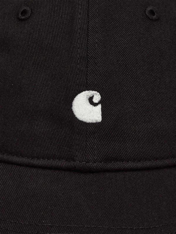 CARHARTT WIP - ŞAPKA - Madison Logo Cap - Black/White - shopi go'da!.