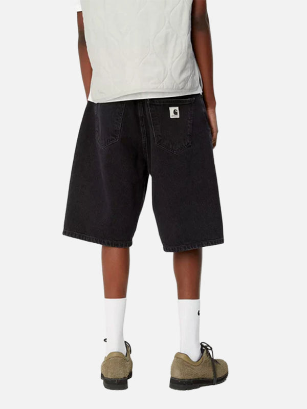 CARHARTT WIP - ŞORT - W' Brandon Short - Black Stone Washed - shopi go'da!.