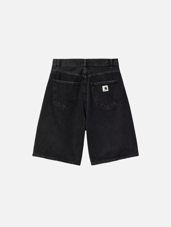 CARHARTT WIP - ŞORT - W' Brandon Short - Black Stone Washed - shopi go'da!.