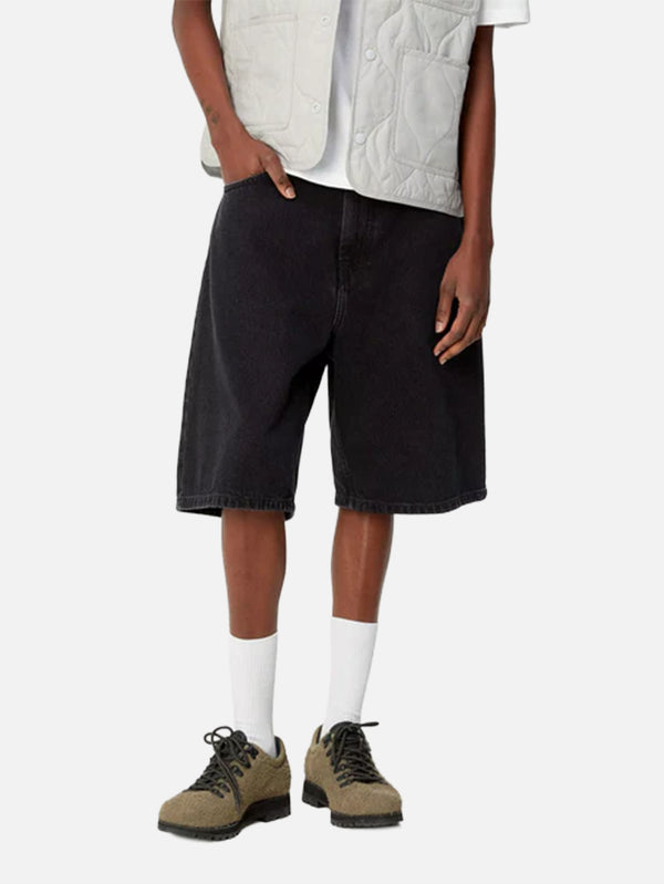 CARHARTT WIP - ŞORT - W' Brandon Short - Black Stone Washed - shopi go'da!.