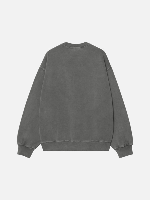 CARHARTT WIP - SWEATSHIRT - Vista Sweat - Black Garment Dyed - shopi go'da!.