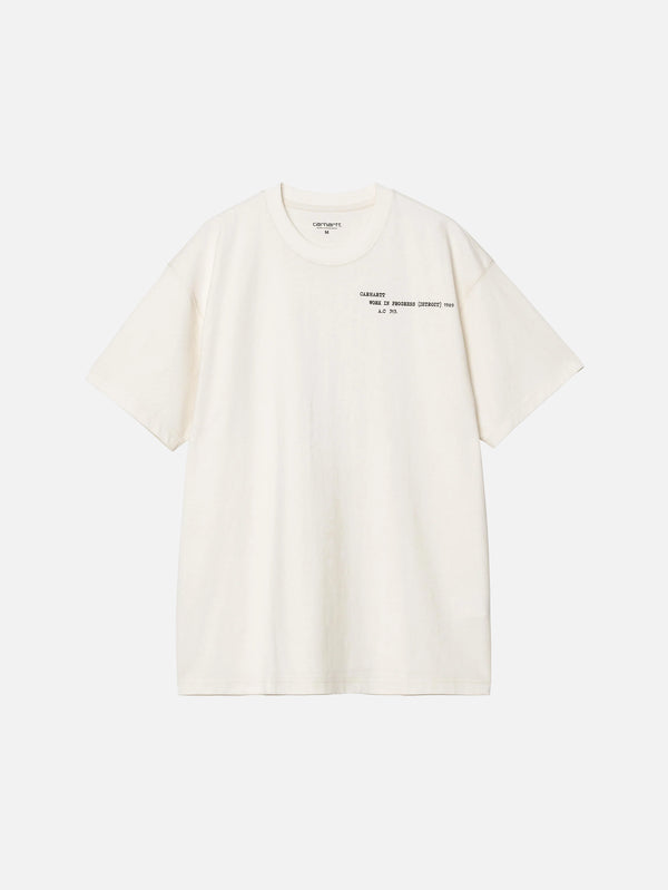 CARHARTT WIP - T-SHIRT - S/S Punched T-Shirt - Wax - shopi go'da!.
