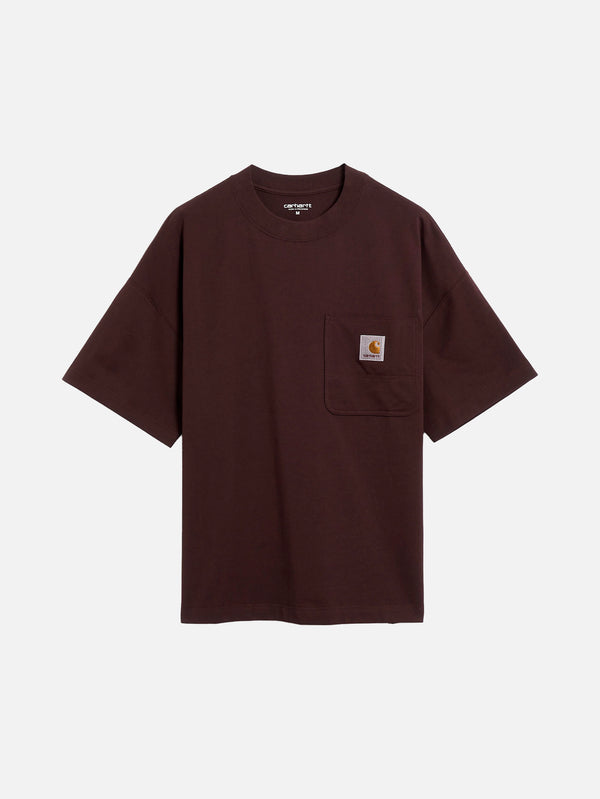 CARHARTT WIP - T-SHIRT - S/S Work Pocket T-Shirt - Palisander - shopi go'da!.