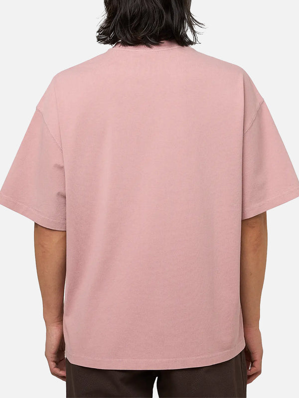 CARHARTT WIP - T-SHIRT - S/S Hudson Pocket T-Shirt - Daphne Chalk Wash - shopi go'da!.