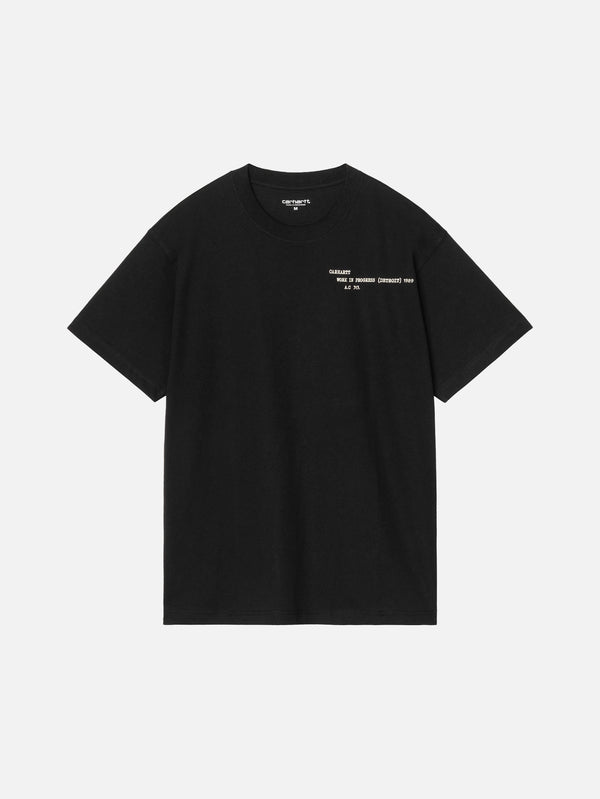 CARHARTT WIP - T-SHIRT - S/S Punched T-Shirt - Black - shopi go'da!.