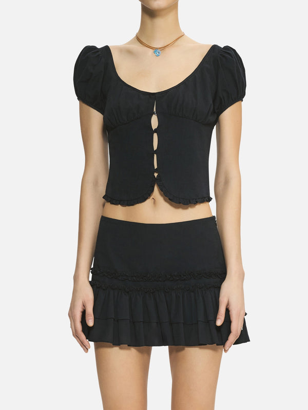 Carla Black Mini Skirt
