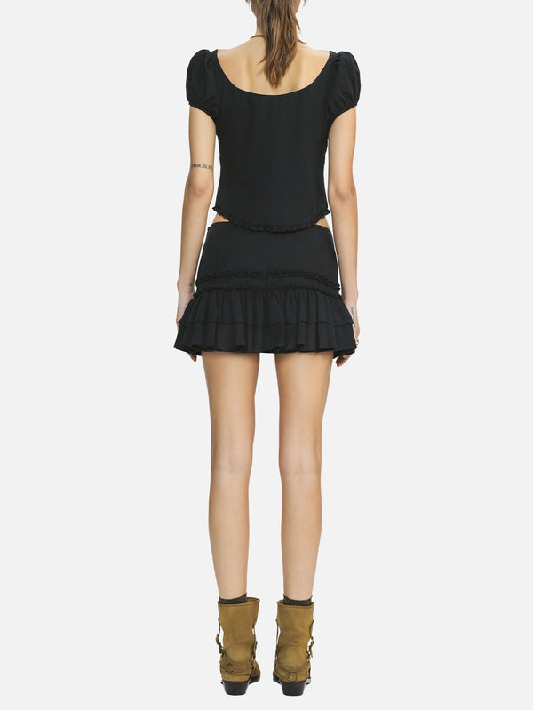 Carla Black Mini Skirt